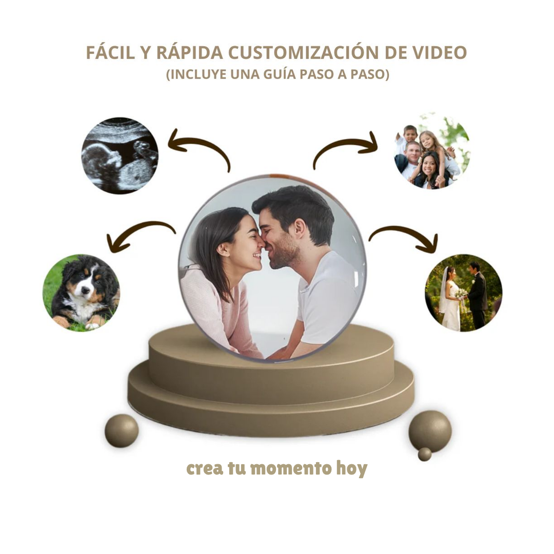 Esfera multimedia decorativa